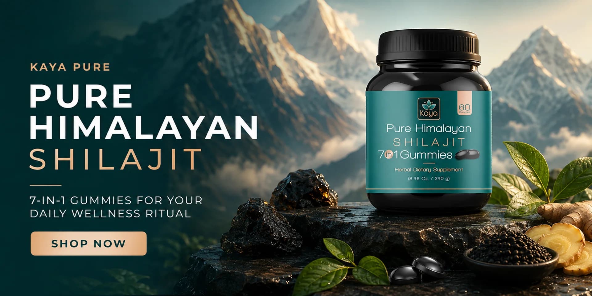 Himalayan Shilajit Gummies — Ancient power. Modern gummy.
